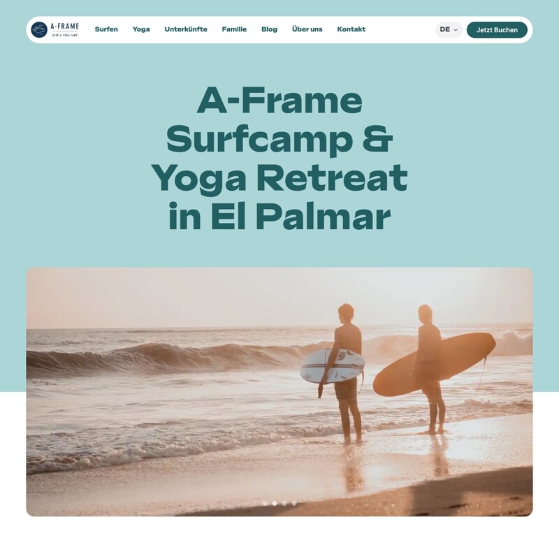 A-Frame Surf-Yoga-Camp 